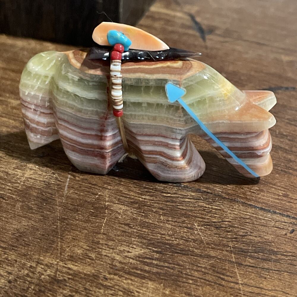 Bear Zuni Fetish Carving - Douglas Martza